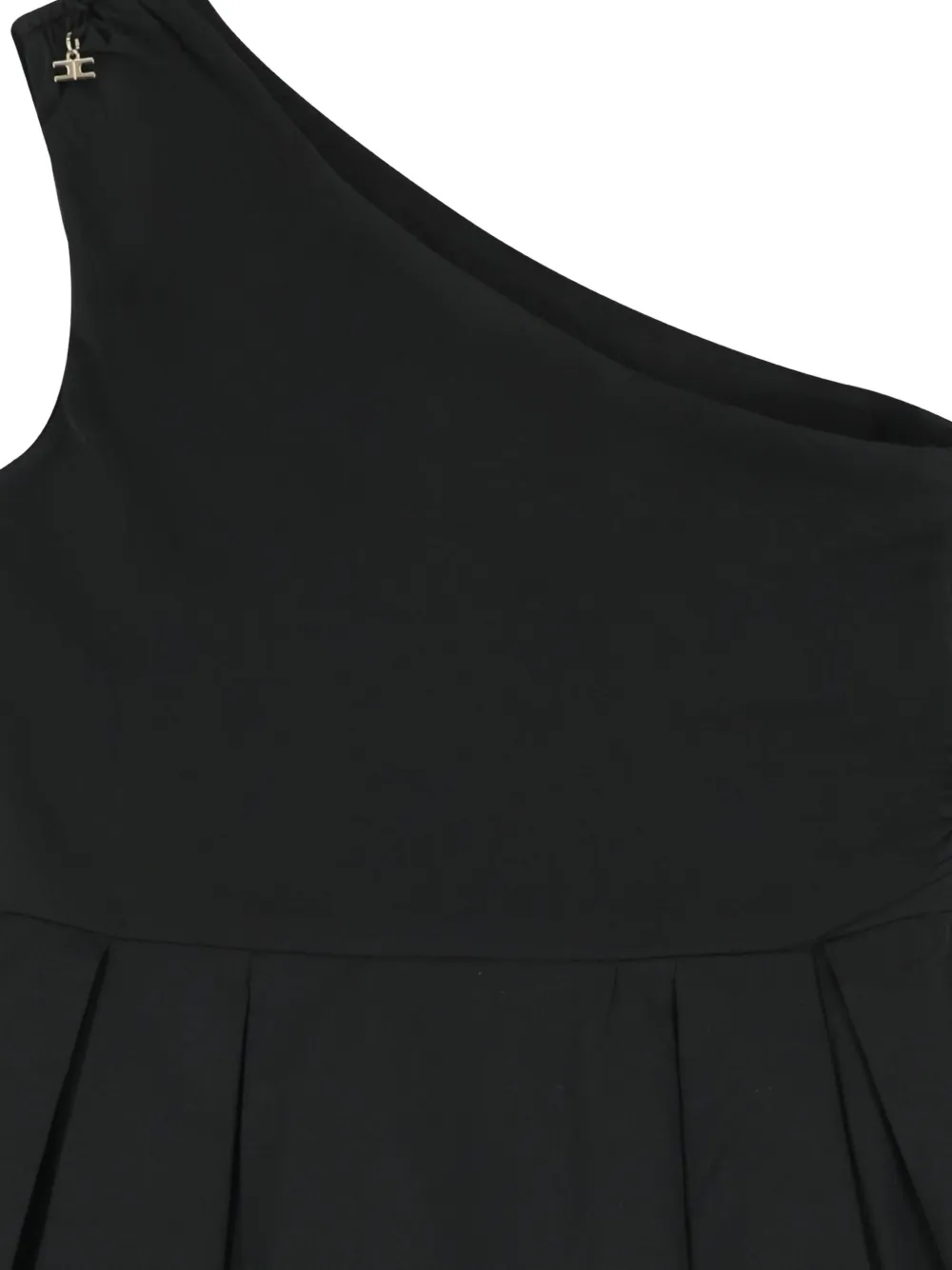 Elisabetta Franchi Kids Asymmetrische jurk Zwart