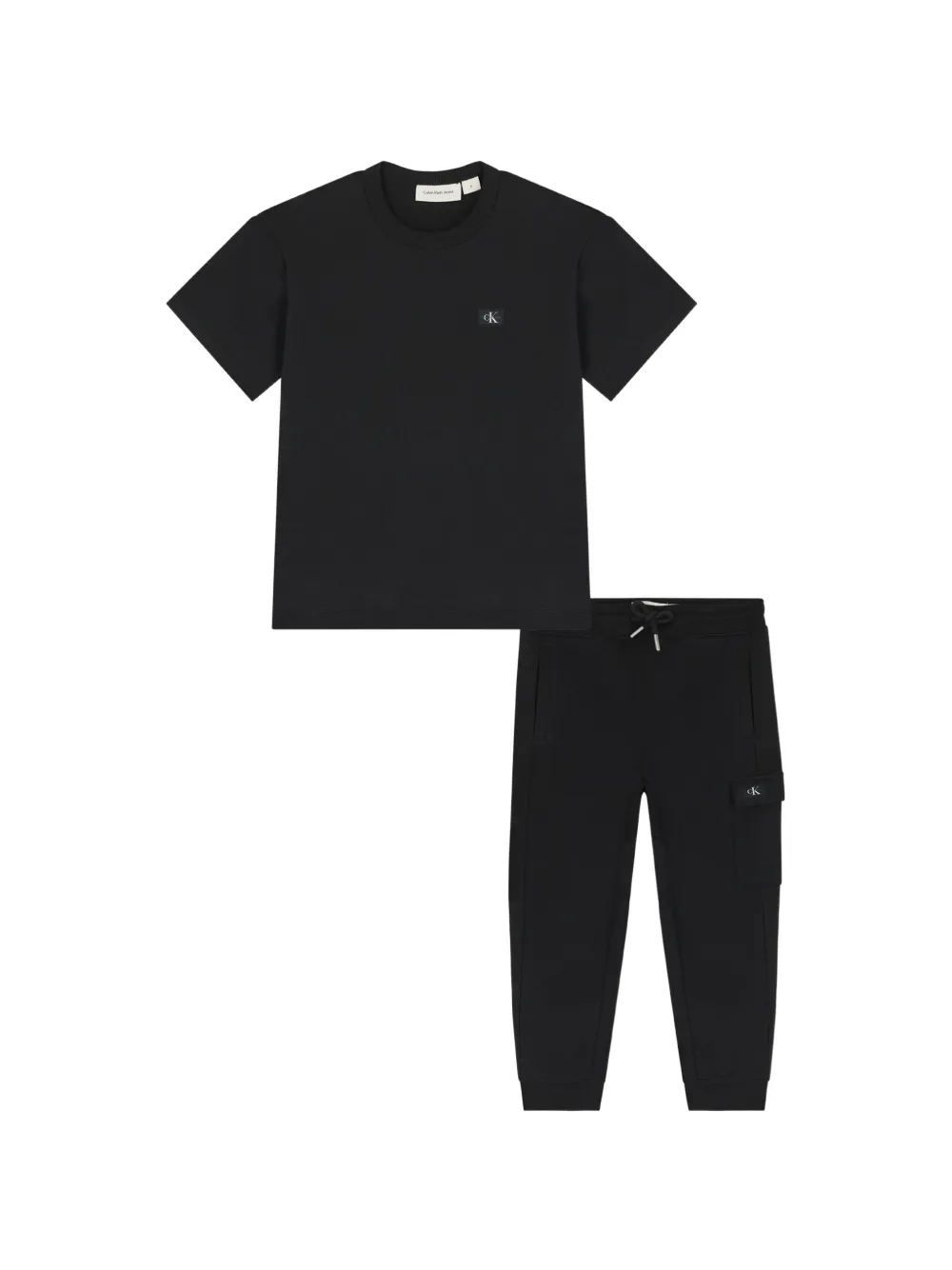 Calvin Klein Kids Tuta sportiva con logo - Nero