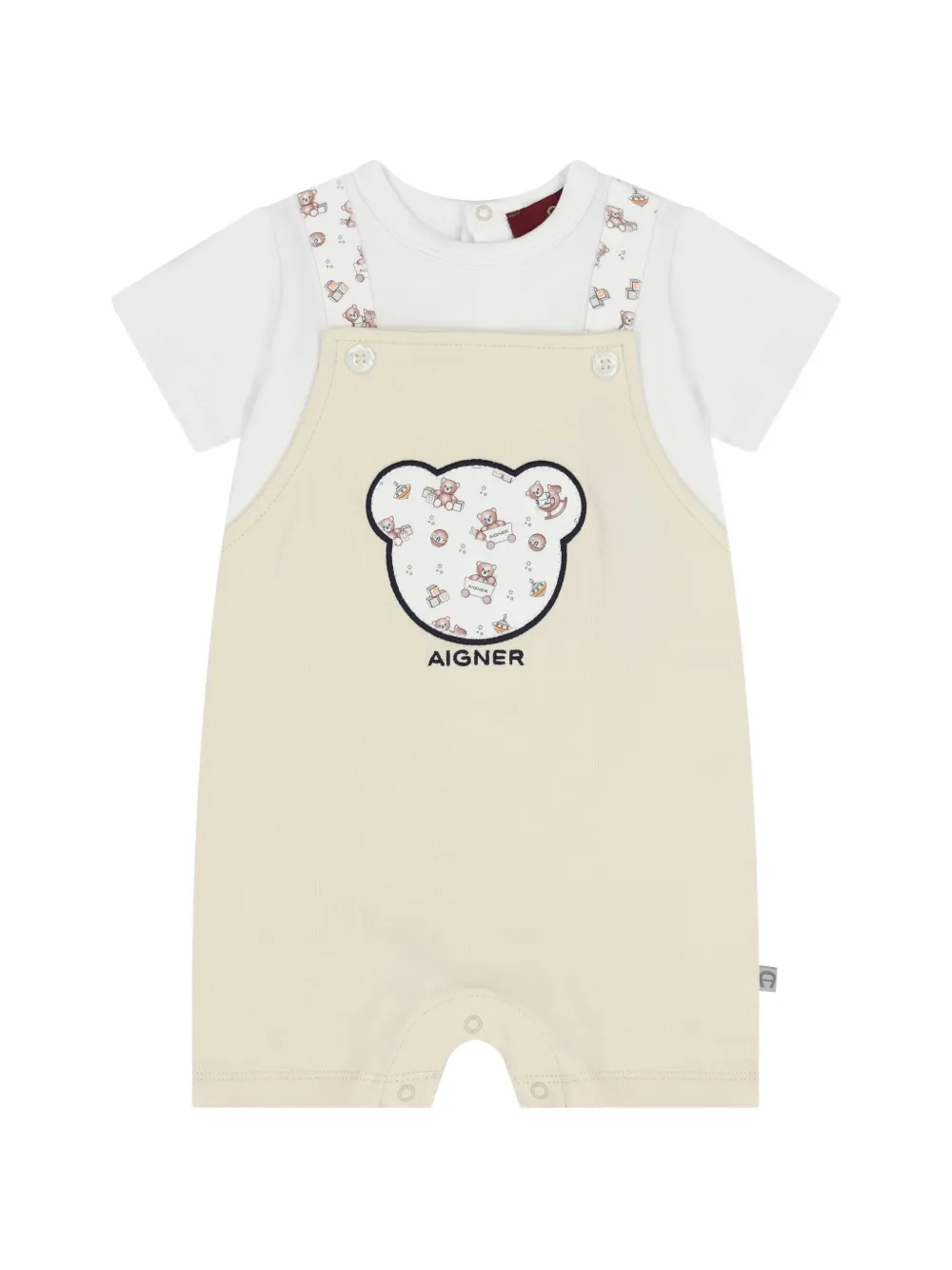 Aigner Kids Tutina con stampa - Toni neutri