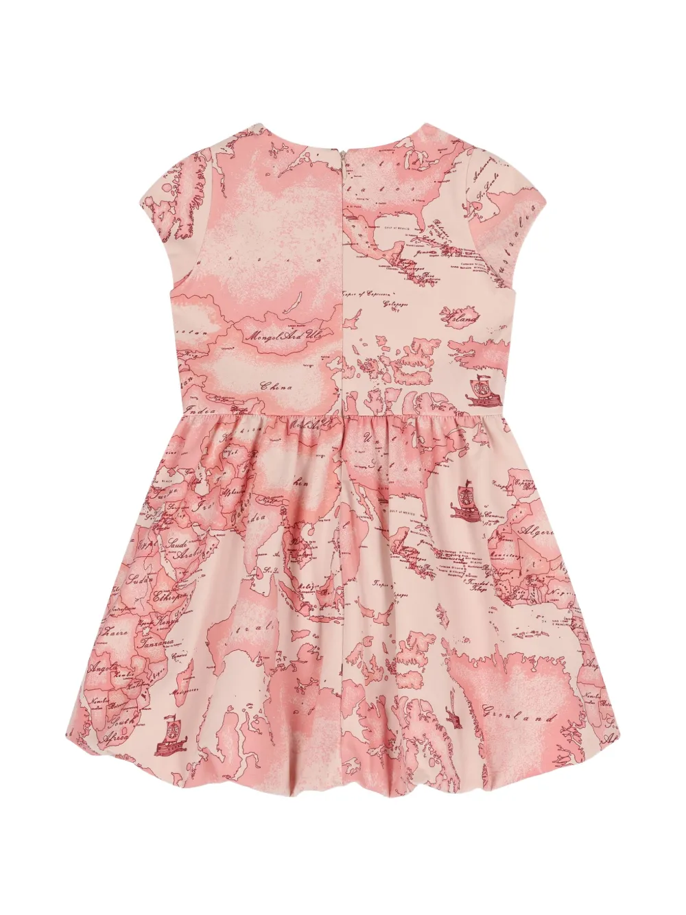 Alviero Martini Kids Jurk met print Roze