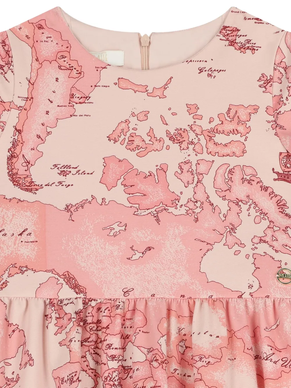 Alviero Martini Kids Jurk met print Roze