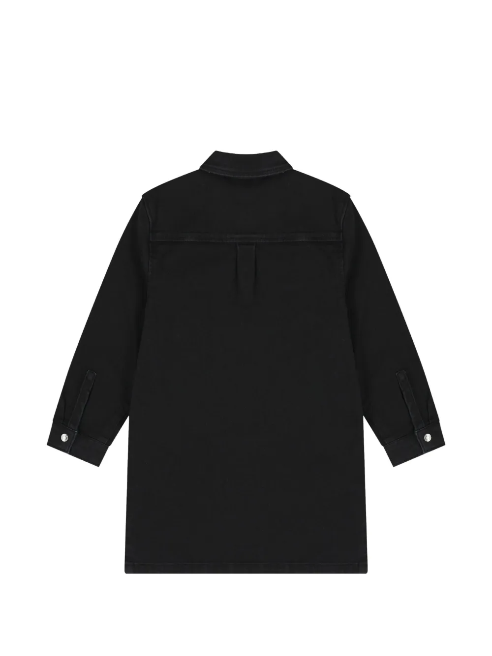 Calvin Klein Kids Jurk met borstzak en knopen Zwart