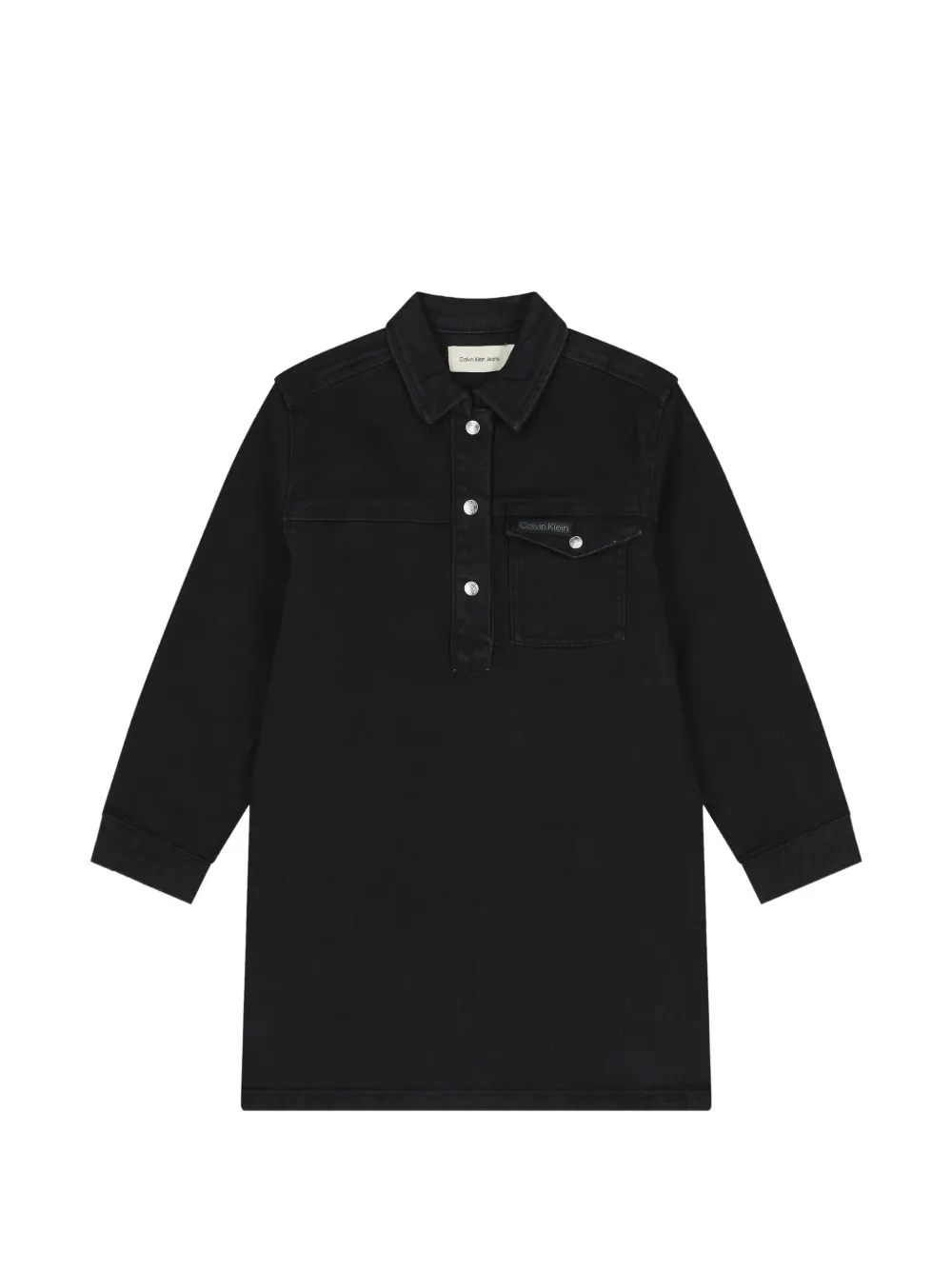Calvin Klein Kids Abito con taschino - Nero
