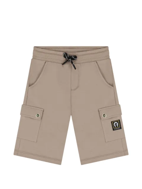 Aigner Kids drawstring cargo shorts