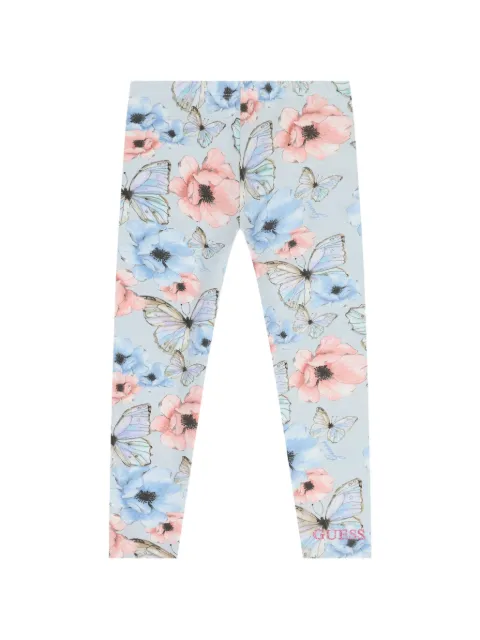 guess kids leggins con estampado floral