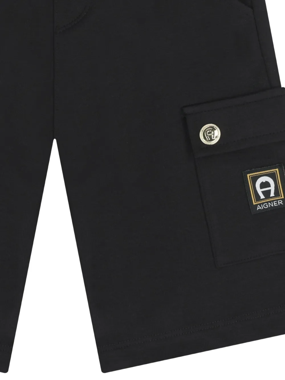 Aigner Kids Cargo shorts Zwart