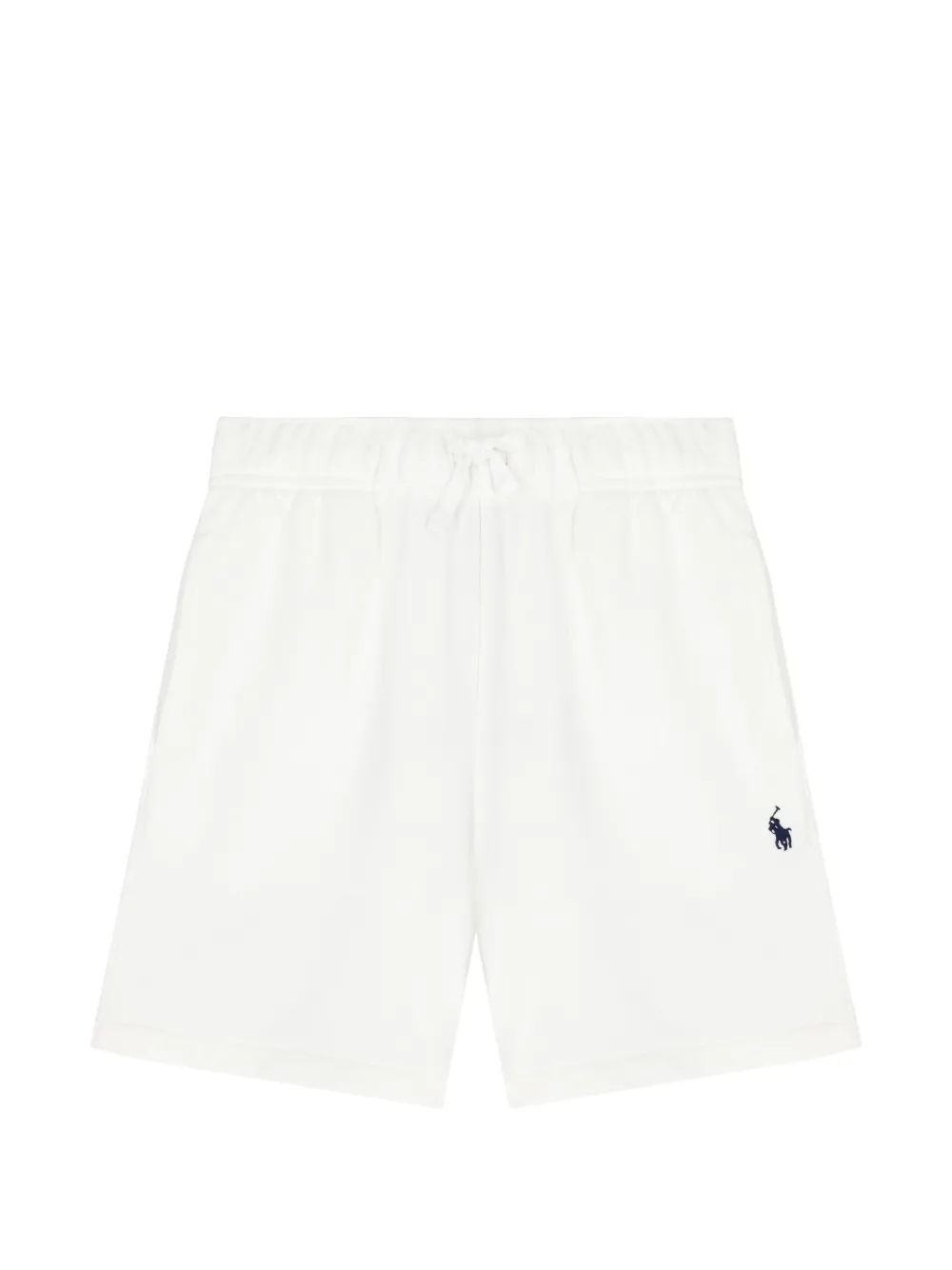 POLO RALPH LAUREN KIDS drawstring logo shorts - Bianco