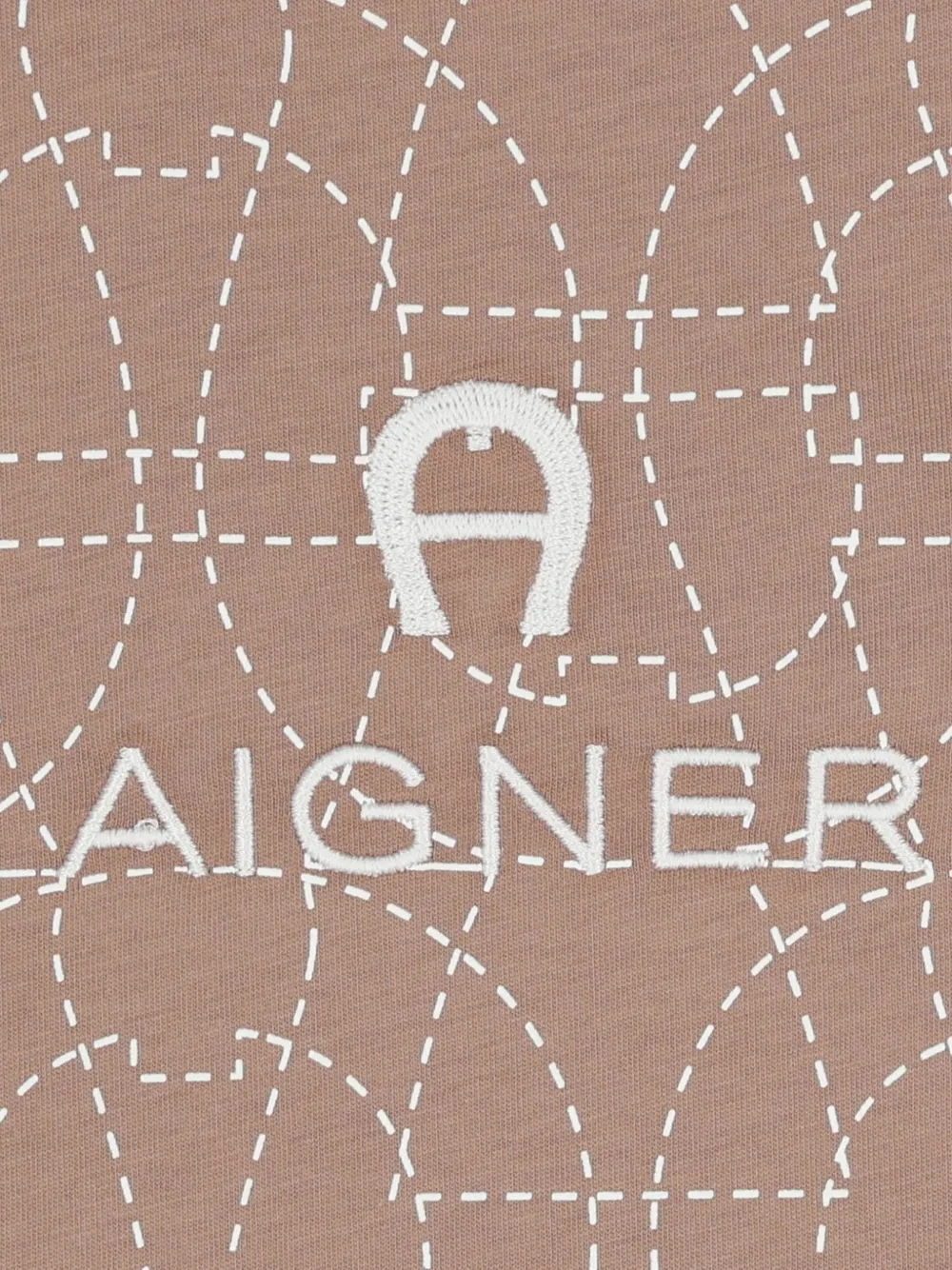 Aigner Patterned T-shirt In Blue