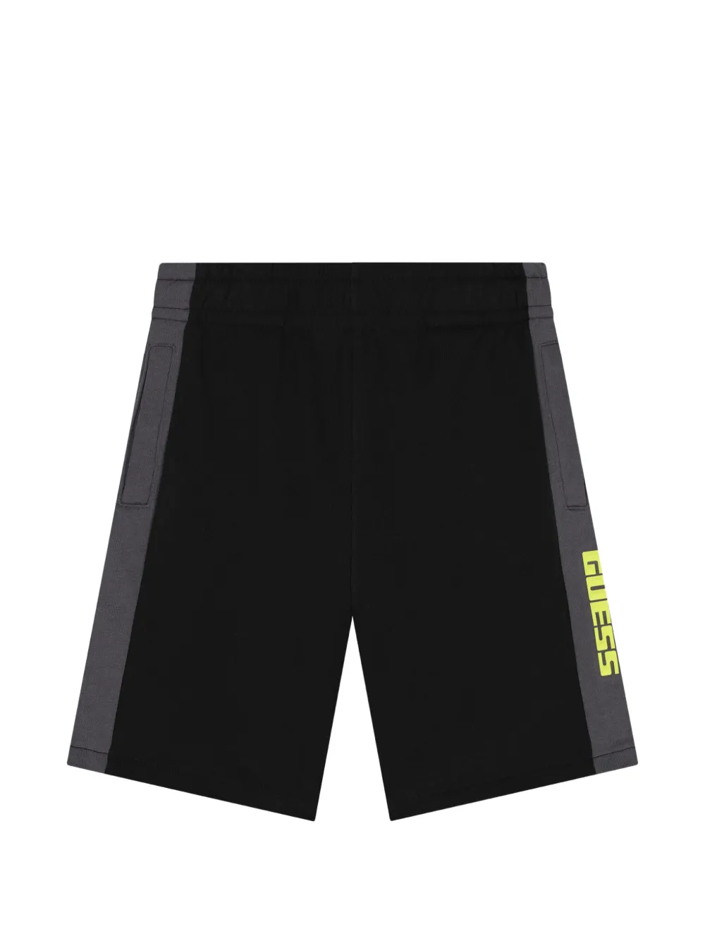 guess kids logo-detail shorts - Nero
