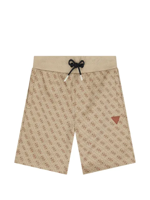 guess kids shorts con motivo del logo