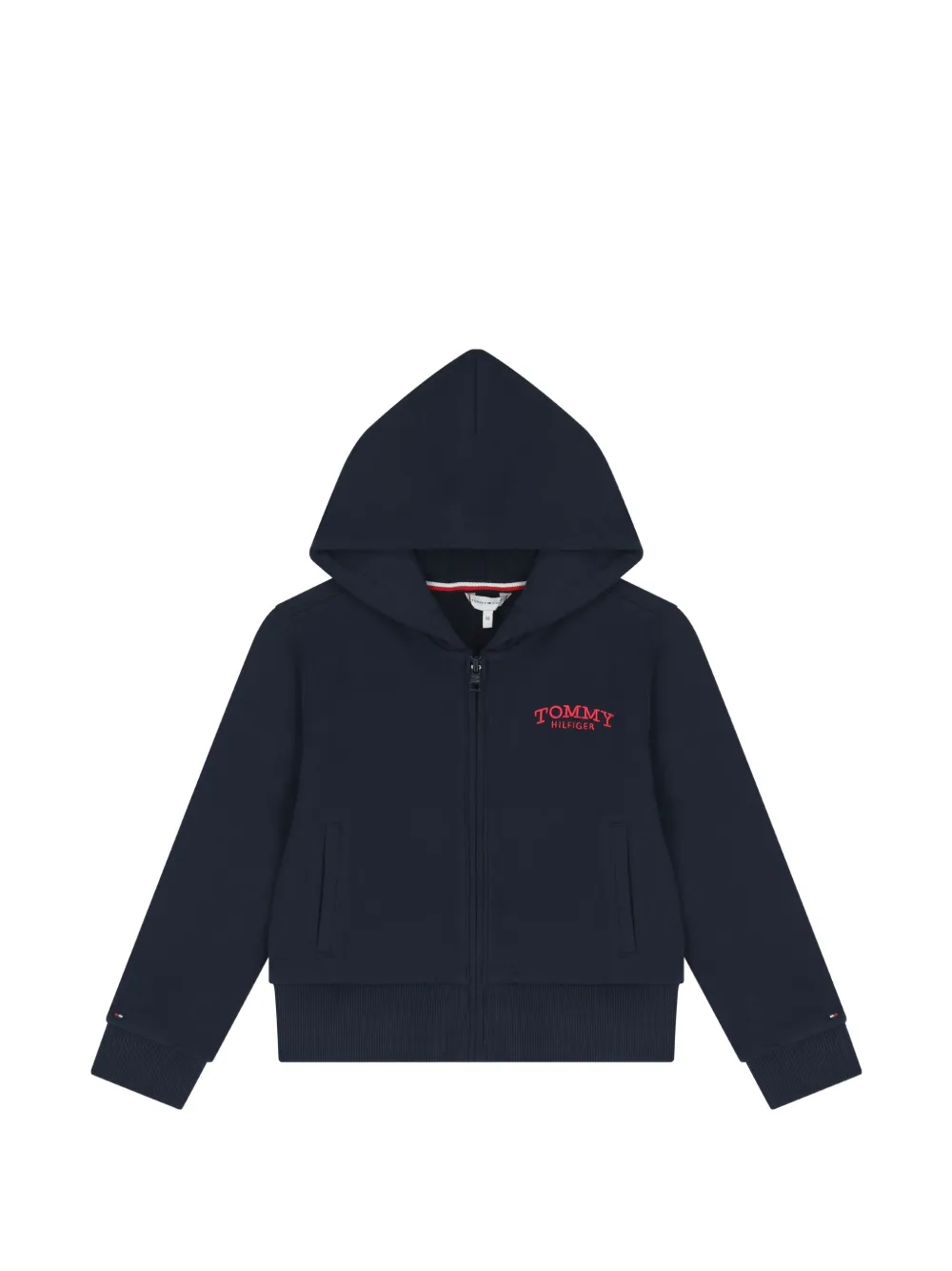 Tommy Hilfiger Junior Hoodie met geborduurd logo Blauw