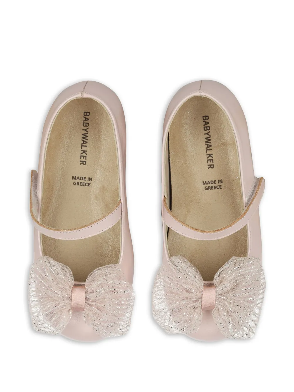 BabyWalker Ballerina's met strikdetail Roze