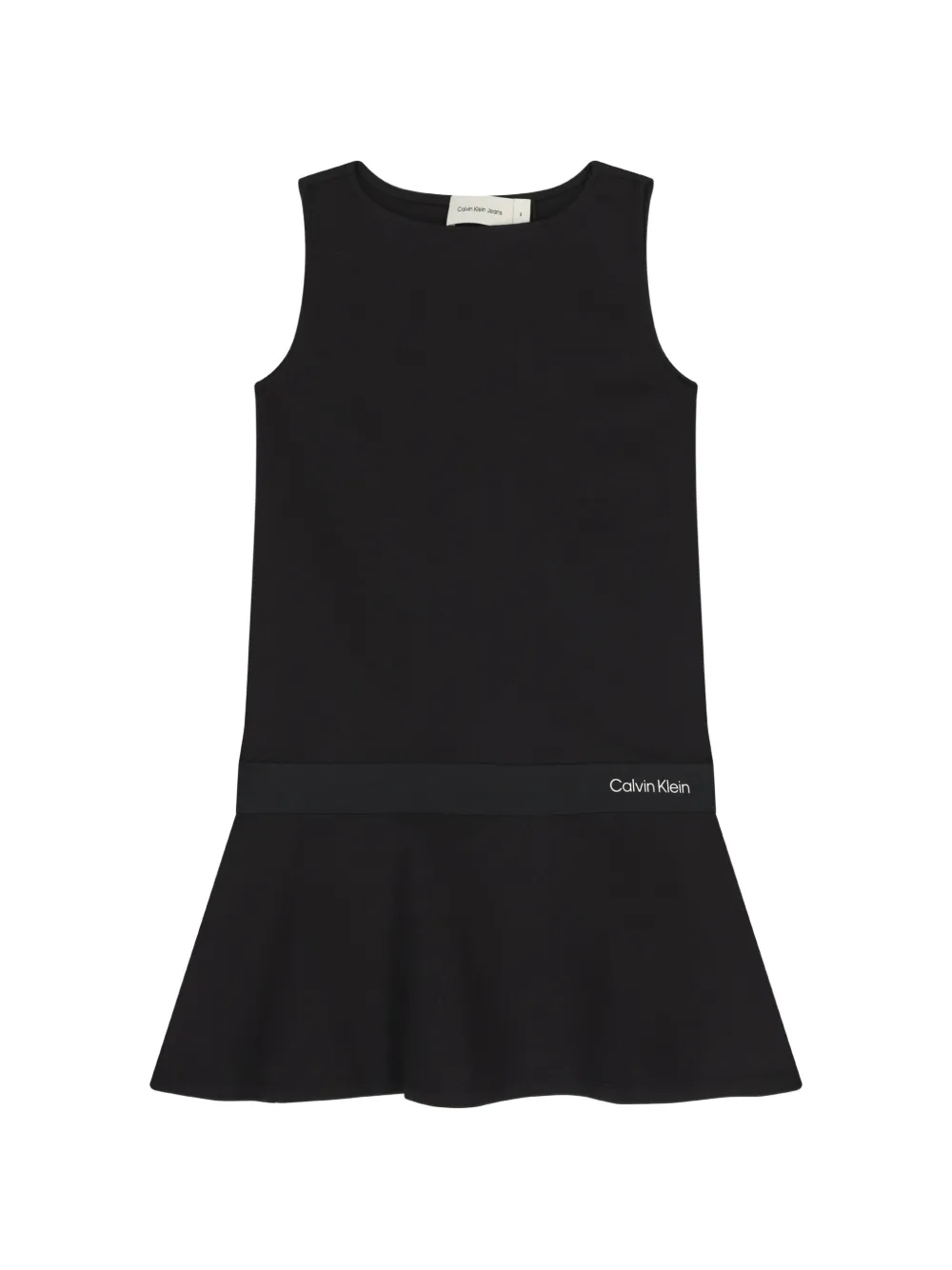 Calvin Klein Kids logo-print dress - Nero