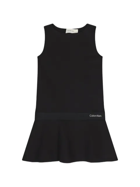 Calvin Klein Kids vestido con logo estampado