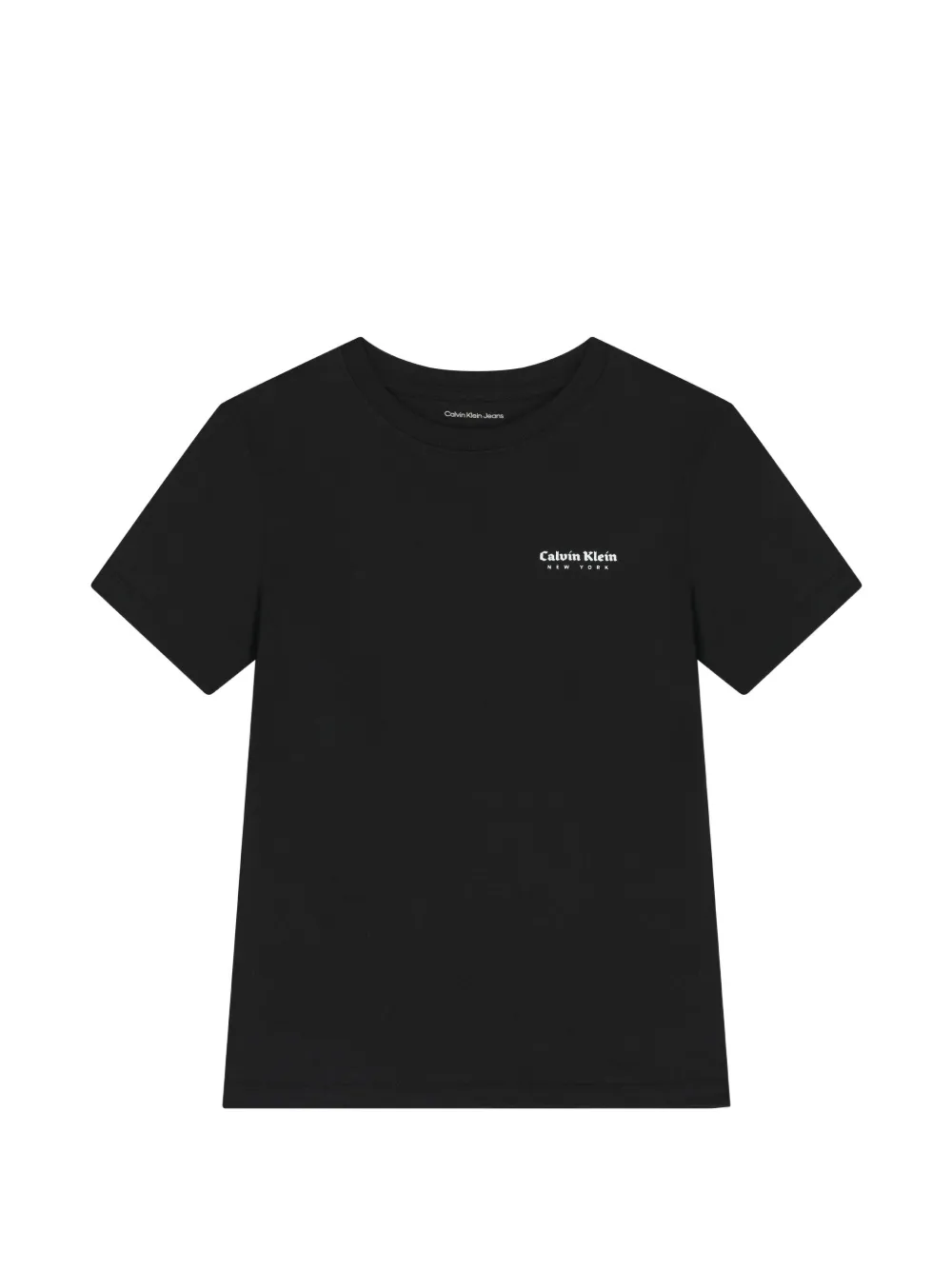 Calvin Klein Kids crew-neck T-shirt - Nero