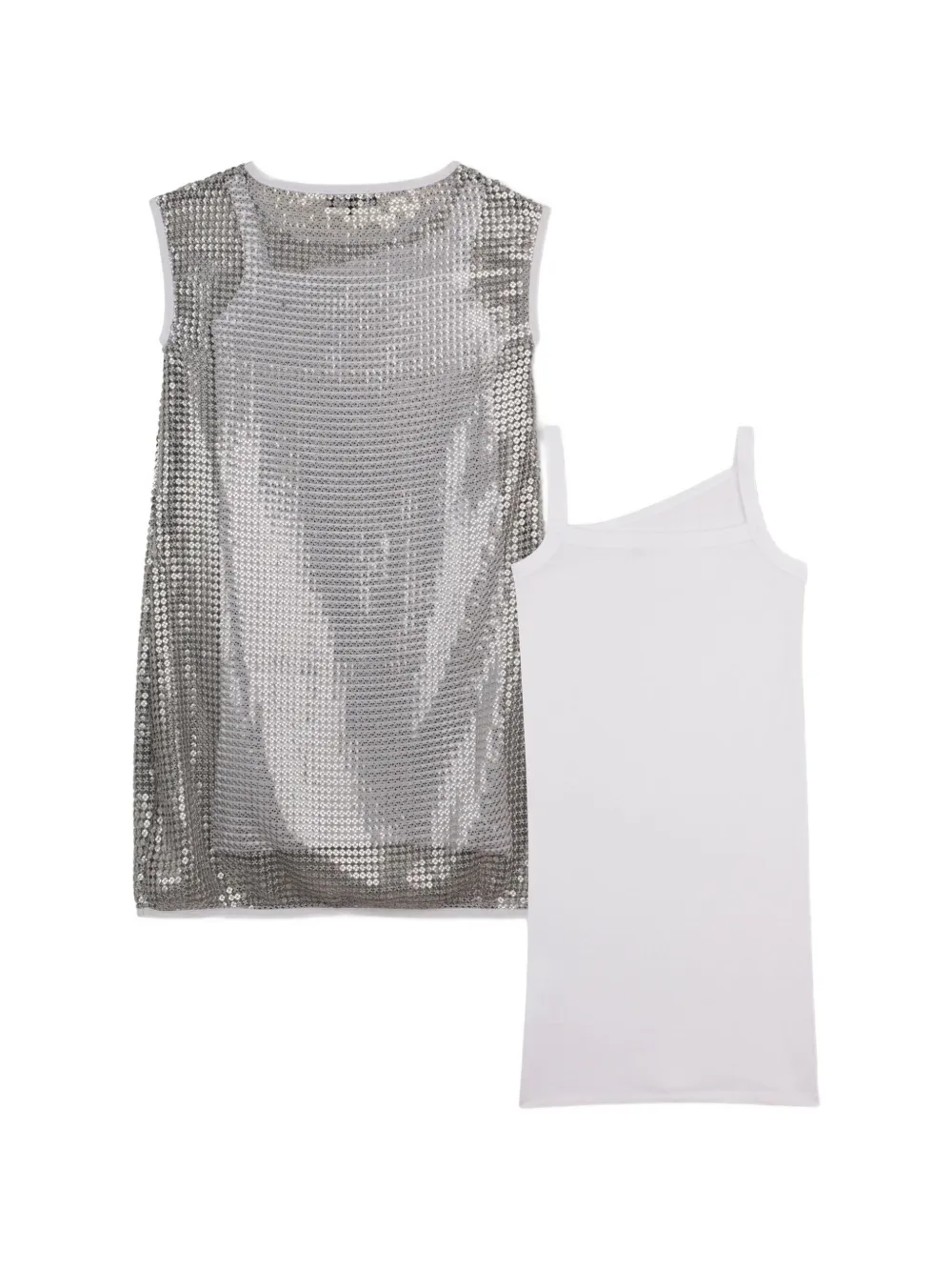 Dkny Kids Jurken verfraaid met pailletten (set van twee) Zilver