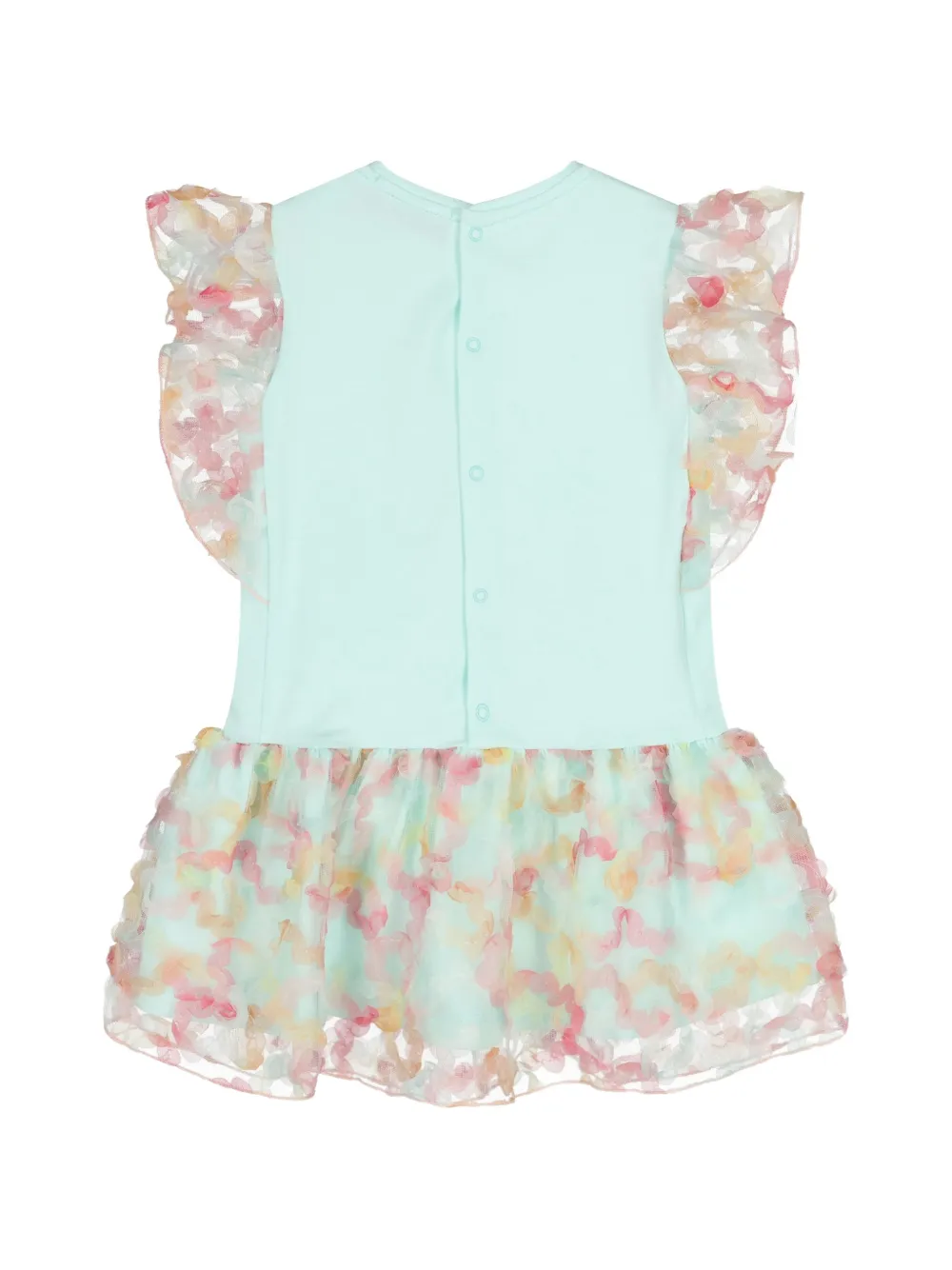 Aigner Kids Jurk met ruches Blauw