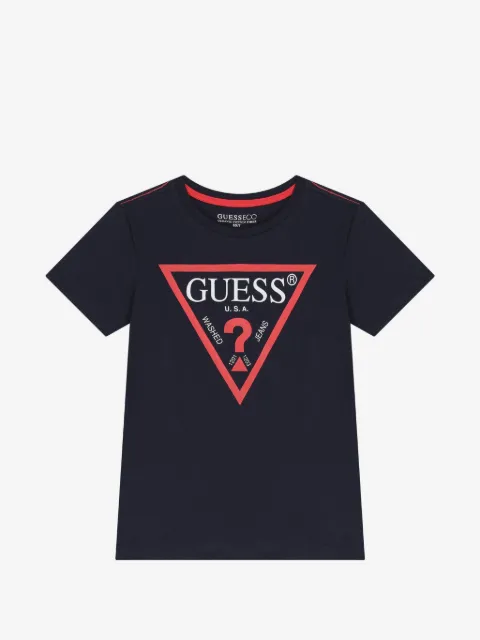 guess kids 그래픽 프린트 티셔츠