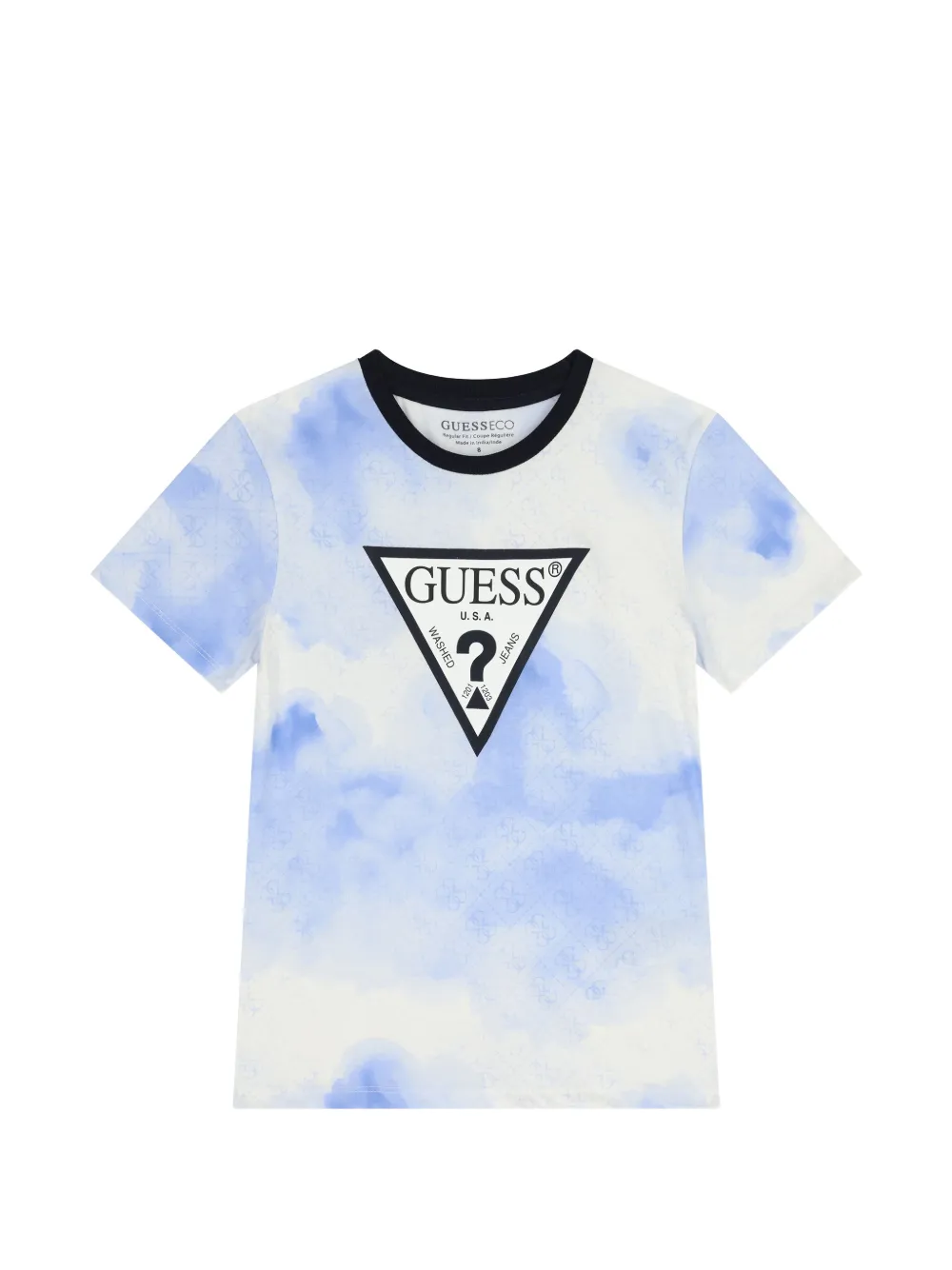 guess kids T-shirt con stampa - Bianco