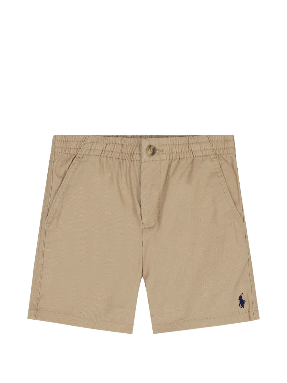 POLO RALPH LAUREN KIDS logo-embroidered shorts - Toni neutri