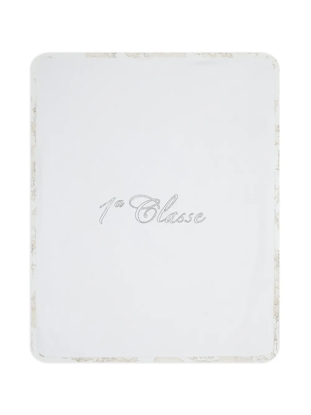 Alviero Martini Kids Coperta con stampa - Bianco