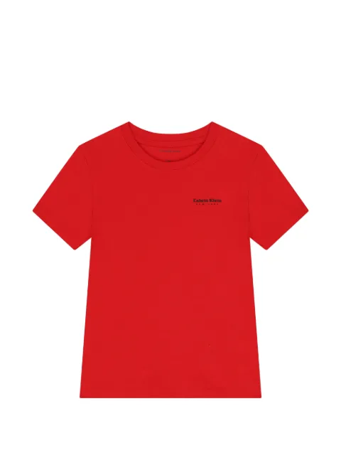 Calvin Klein Kids playera con cuello redondo