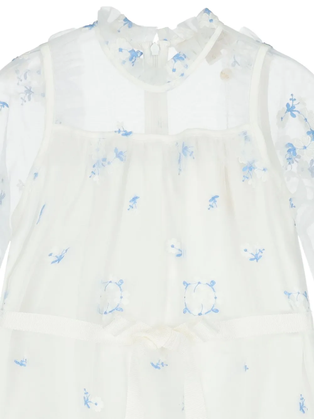 PETITE AMALIE Jurk met bloemenprint Wit