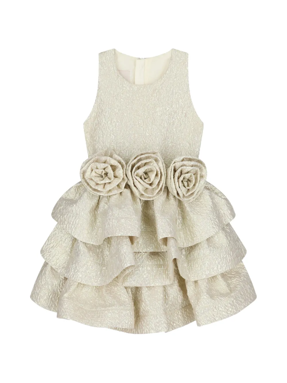 Escada Kids Abito con balze - Toni neutri