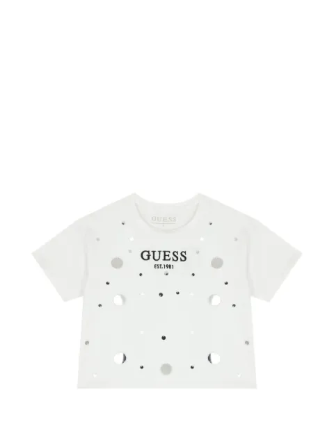 guess kids playera con logo estampado