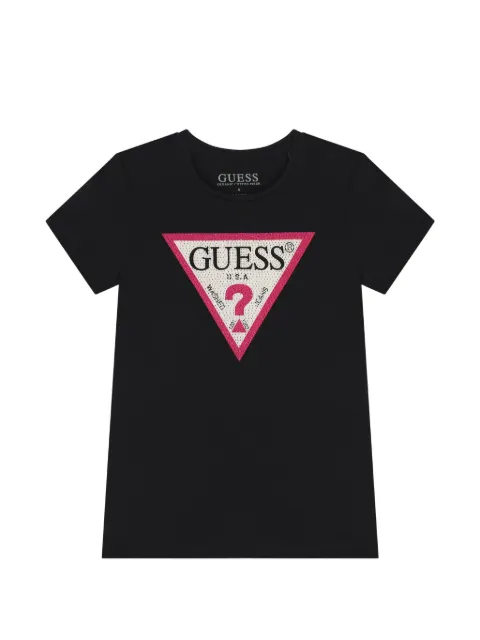 guess kids t-shirt à logo imprimé