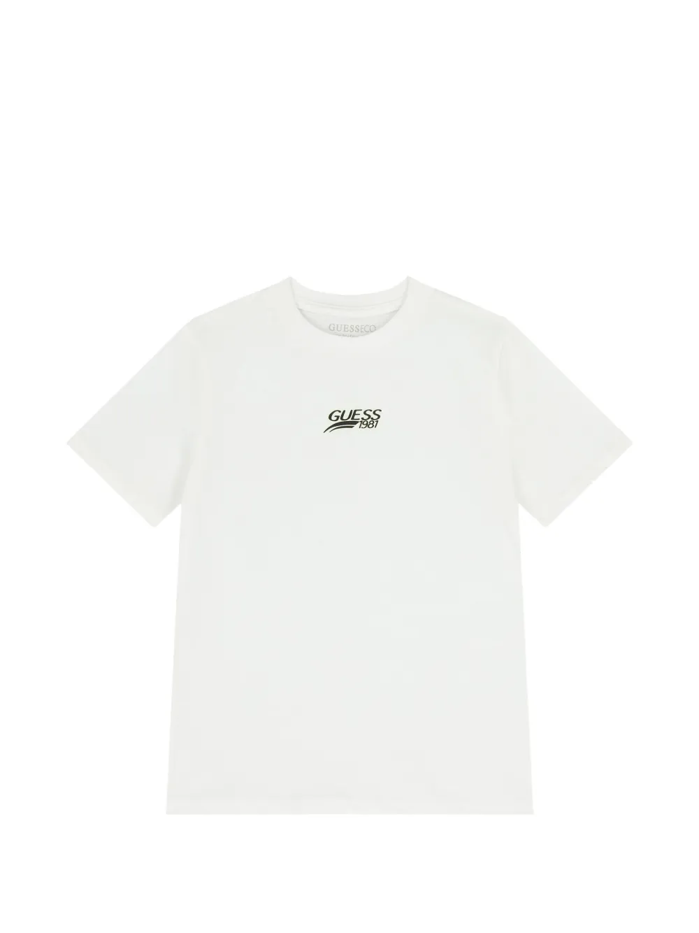 guess kids logo T-shirt - Bianco