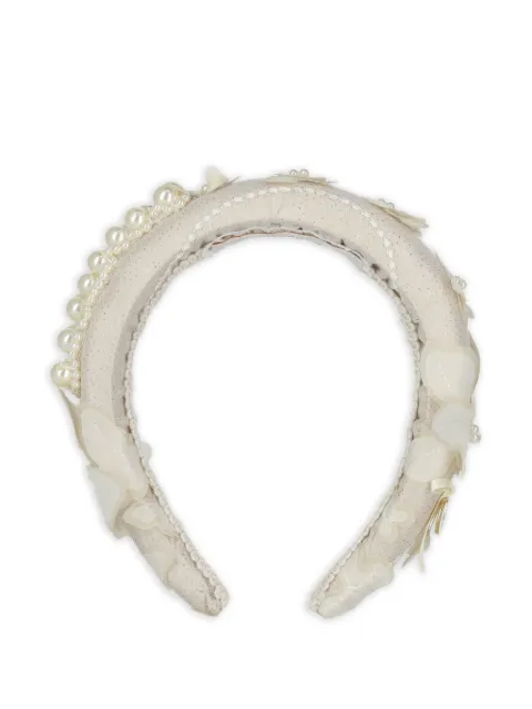 Escada Kids pearl embellished headband