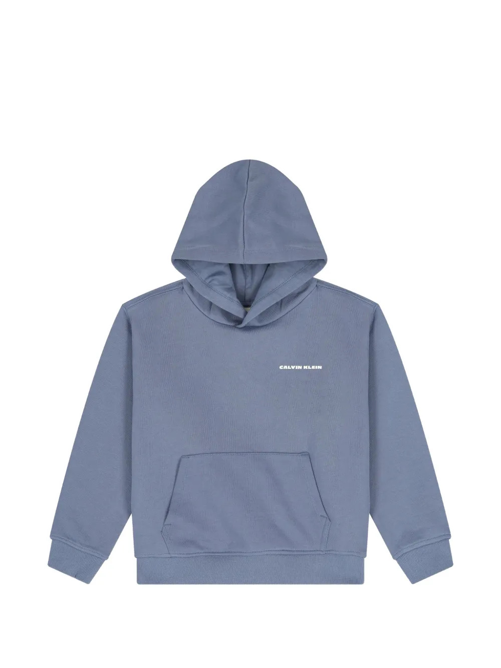 Calvin Klein Kids Felpa con cappuccio e tasca - Blu
