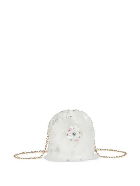 Escada Kids flower embellished chain bag