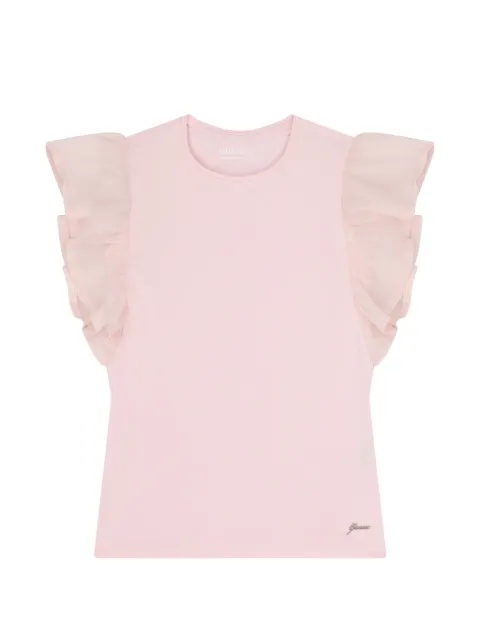 guess kids playera con volantes