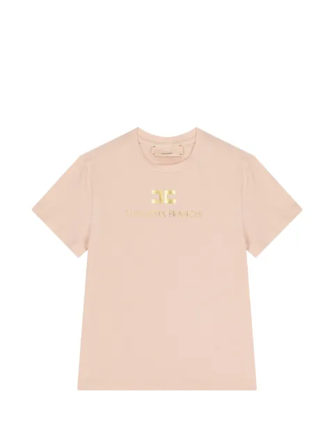 Elisabetta Franchi Kids playera con logo estampado