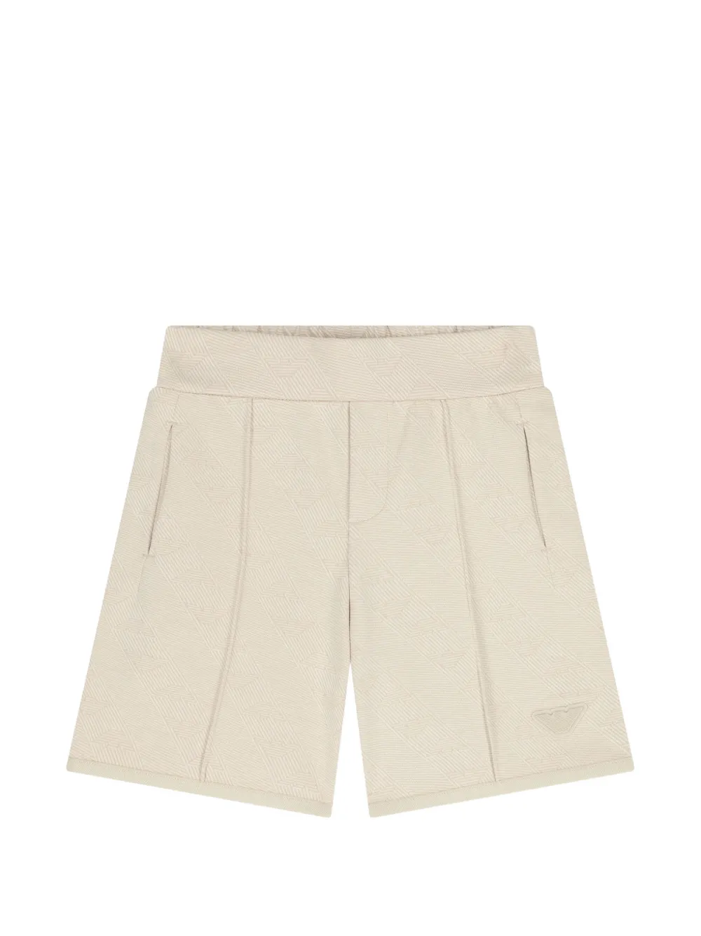 Emporio Armani Kids jacquard shorts - Neutrals