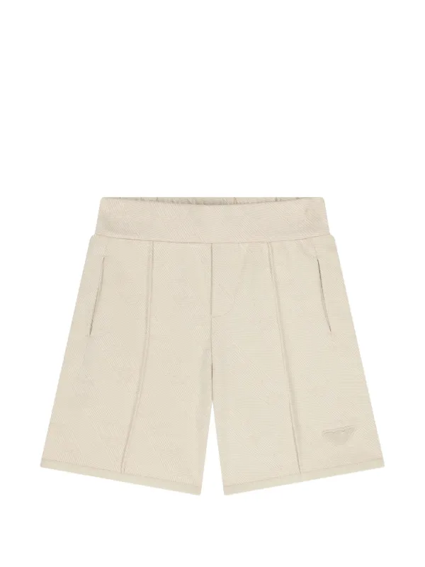 Emporio Armani Kids ジャカード ショートパンツ | ニュートラル