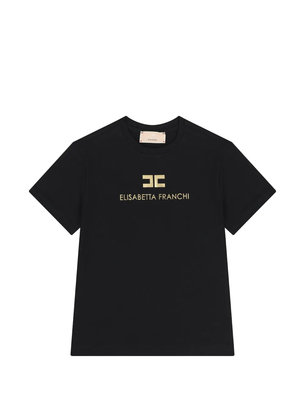 Elisabetta Franchi Kids T-shirt con logo - Nero