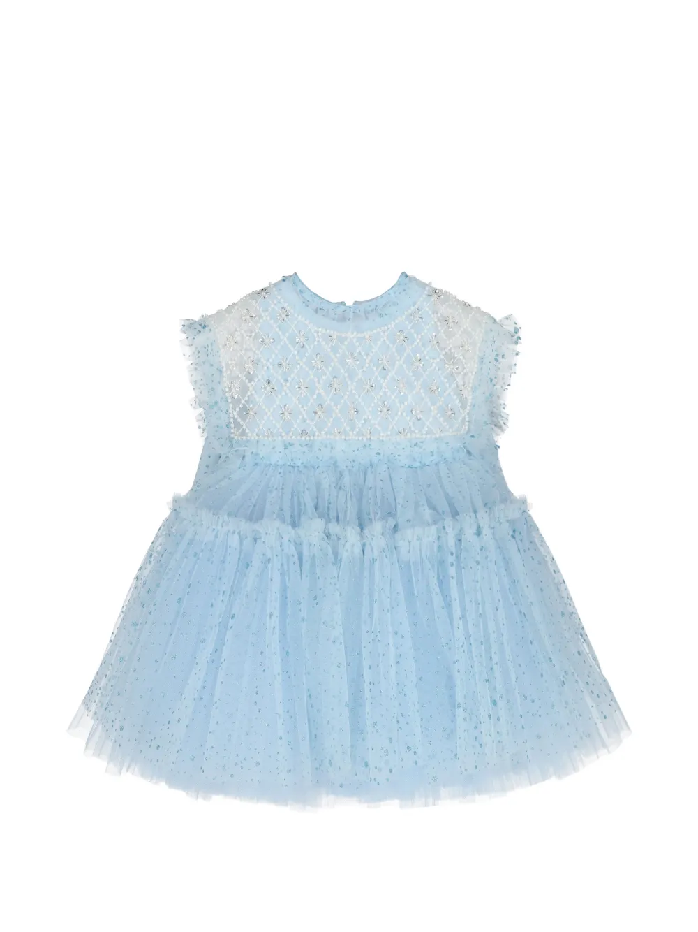 Escada Kids Abito con ruches - Blu