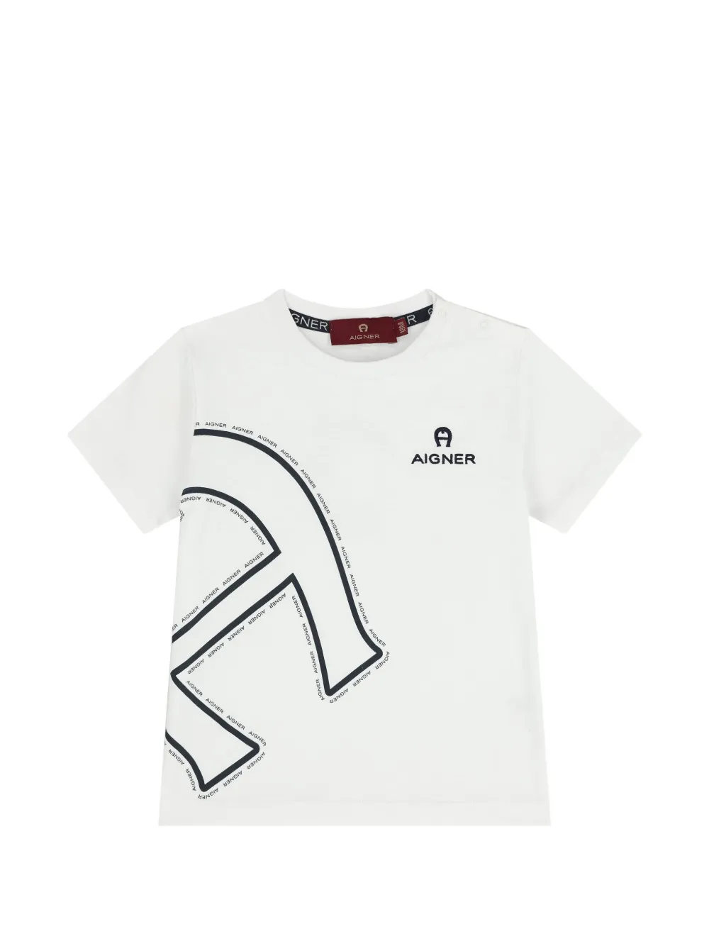 Aigner Kids Shorts met logoprint Wit