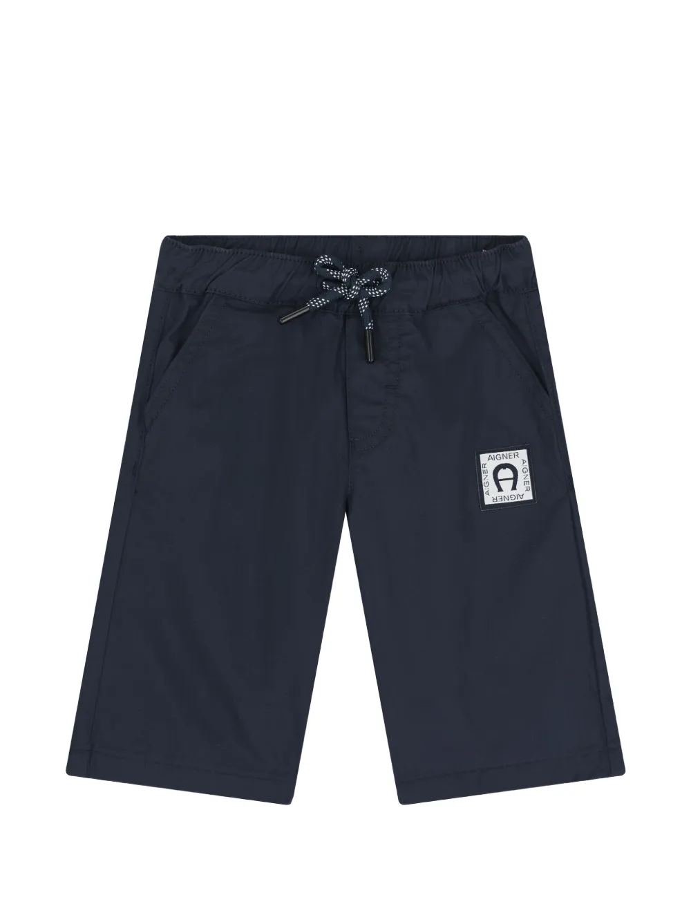 Aigner Kids Shorts met logoprint Wit