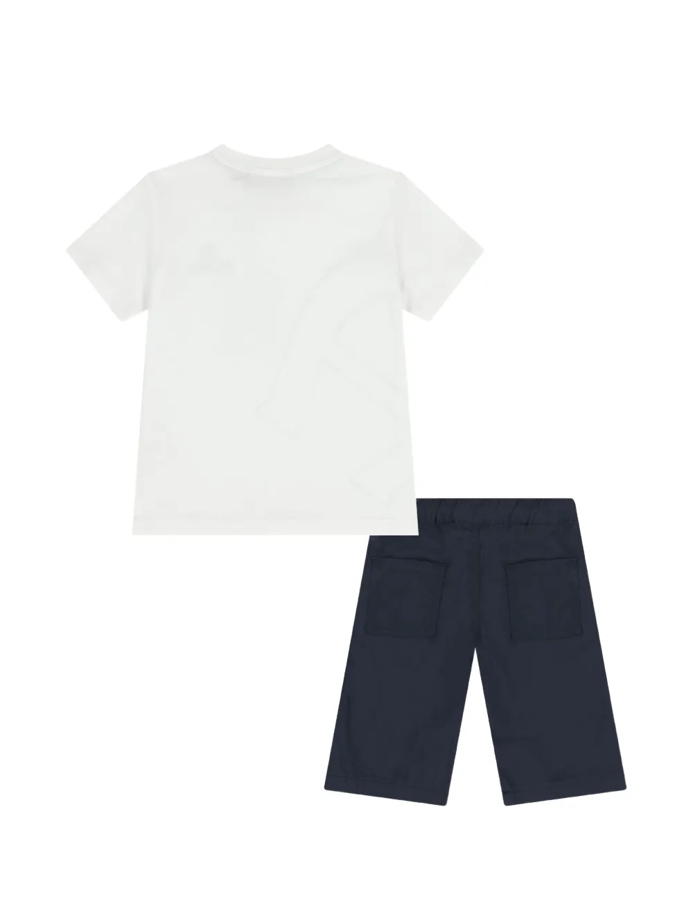 Aigner Kids Shorts met logoprint Wit