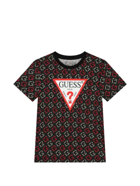 guess kids patterned T-shirt