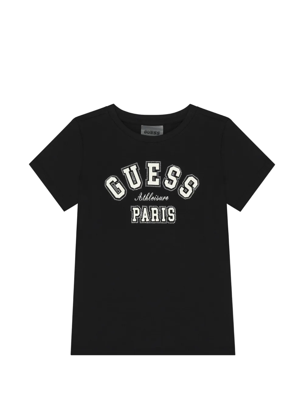 guess kids T-shirt girocollo - Nero
