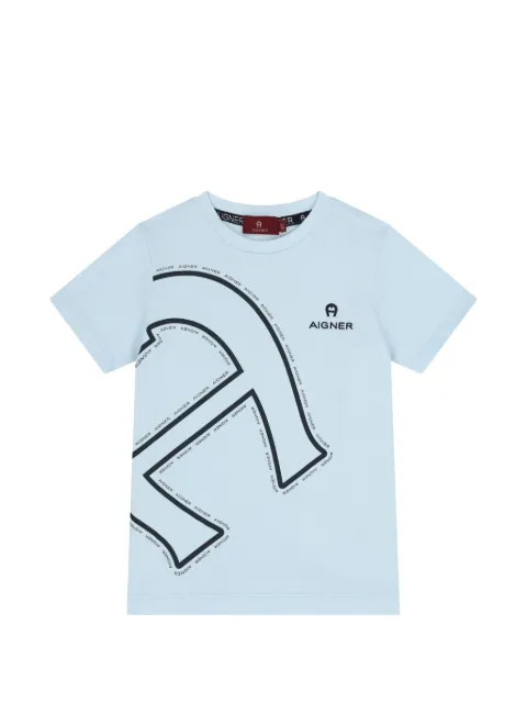 Aigner Kids playera con detalle del logo