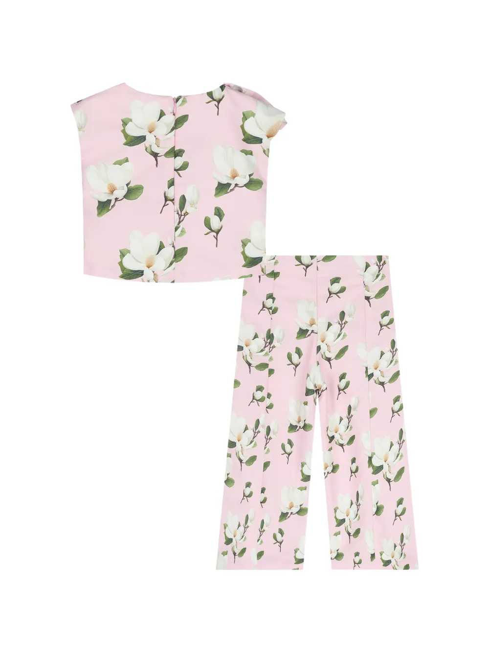 MAMA LUMA KIDS Broek met bloemenprint Roze