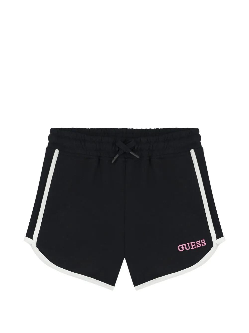 guess kids logo-detail shorts - Nero