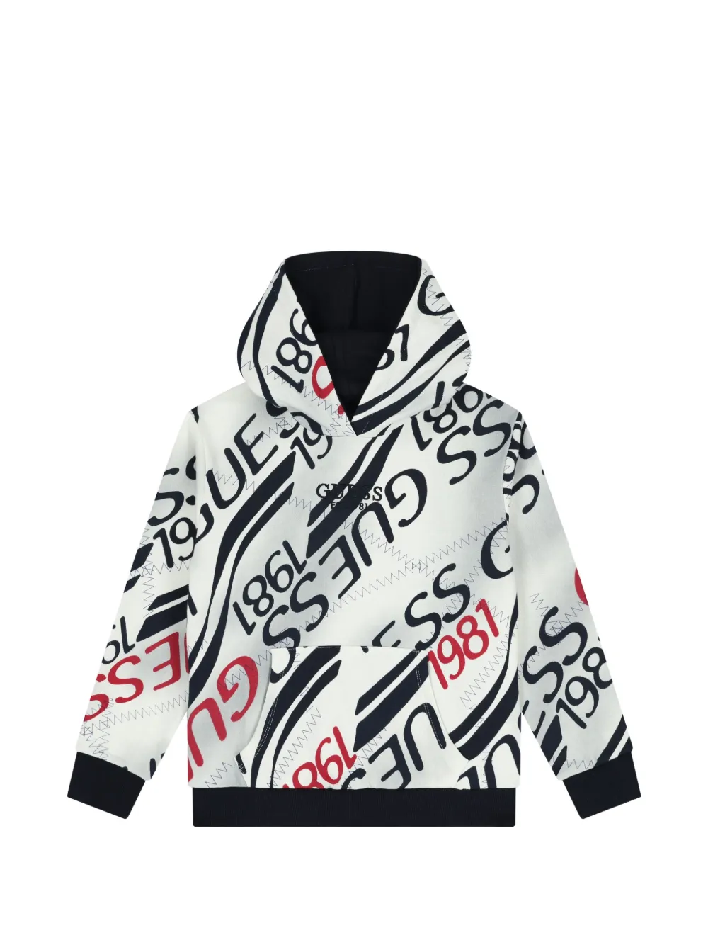 guess kids Felpa con cappuccio - Bianco