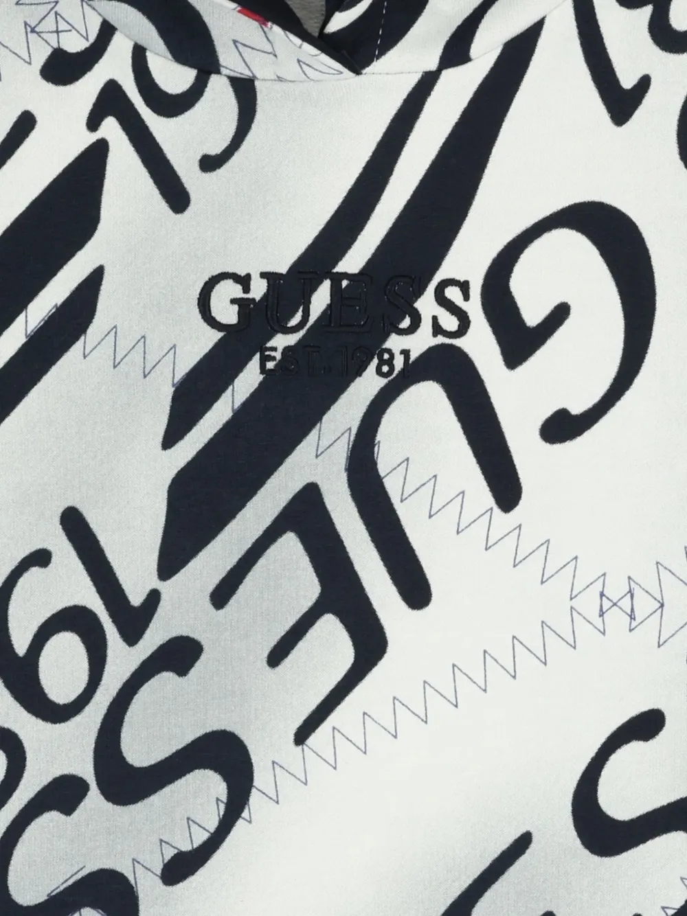 guess kids Hoodie met lange mouwen en print Wit